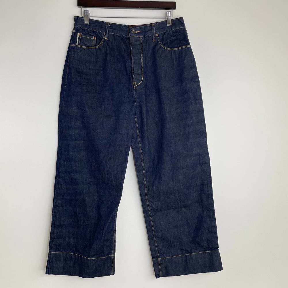 Raleigh Denim Indigo Women's Straight Leg Jeans - Picture 2 of 12